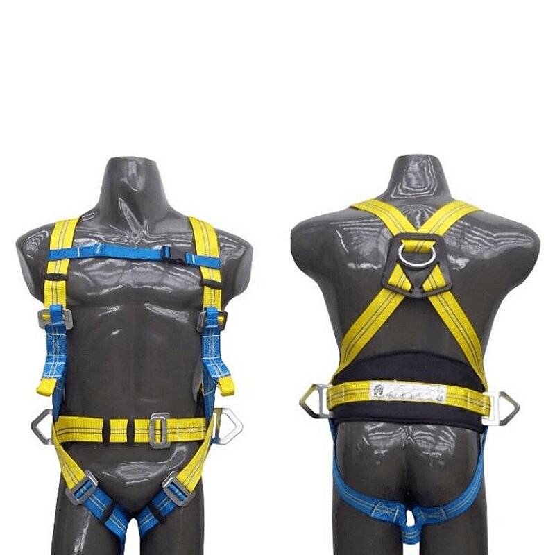 Arnes Anticaida Toma Dorsal Frontal Y Cintura Con Protección Lumbar