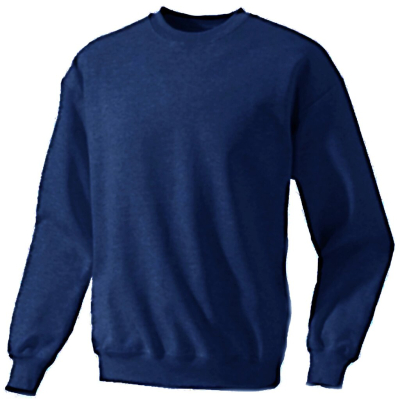 Buzo Cuello Redondo Friza Azul T S