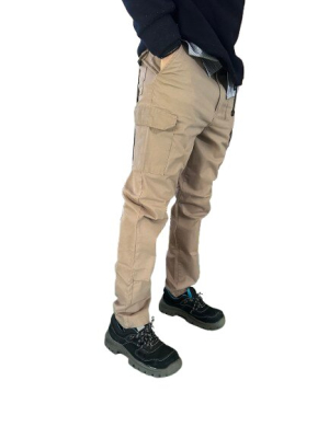Pantalon Cargo Industrial Beige